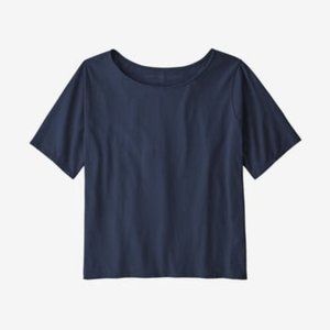 Patagonia Women's Cotton in Conversion Tee in Navy